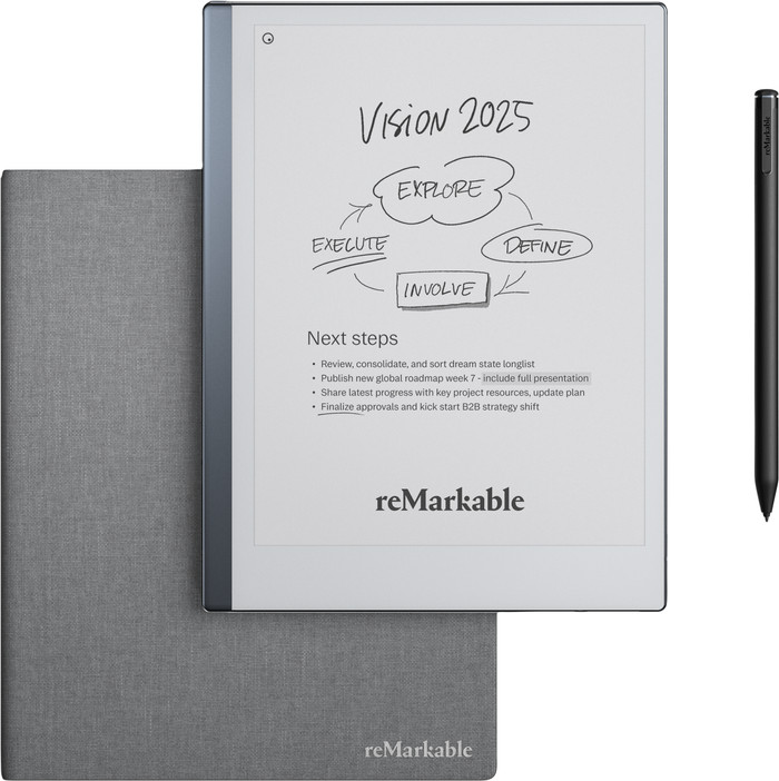 reMarkable 2 avec Book Case Gris Main Image