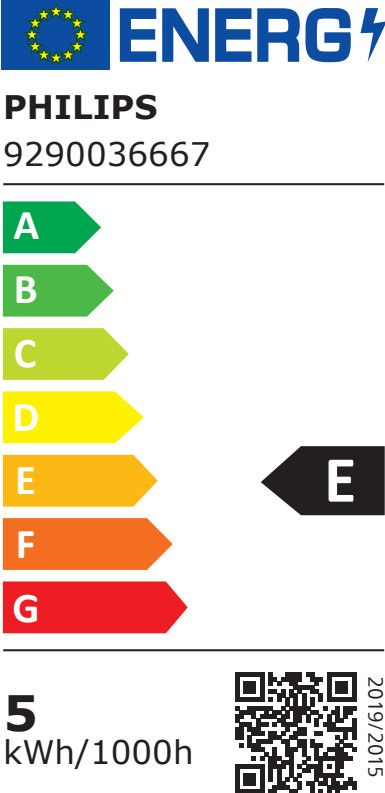 Philips Hue Adore Recessed Spot Light Bathroom White Ambiance - round- Chrome 3-pack + dimmer energy label
