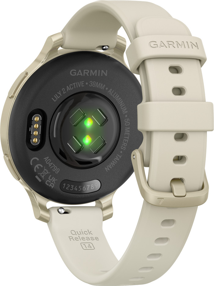 Garmin Lily 2 Active Gold back