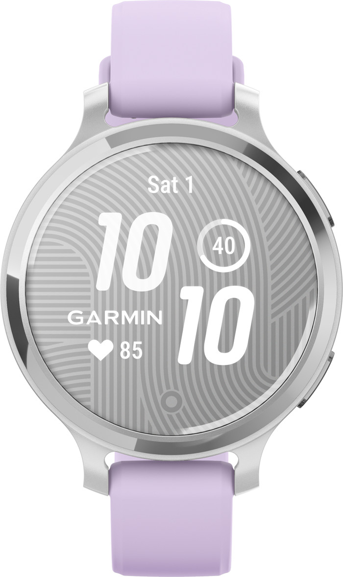 Garmin Lily 2 Active Zilver/Paars voorkant