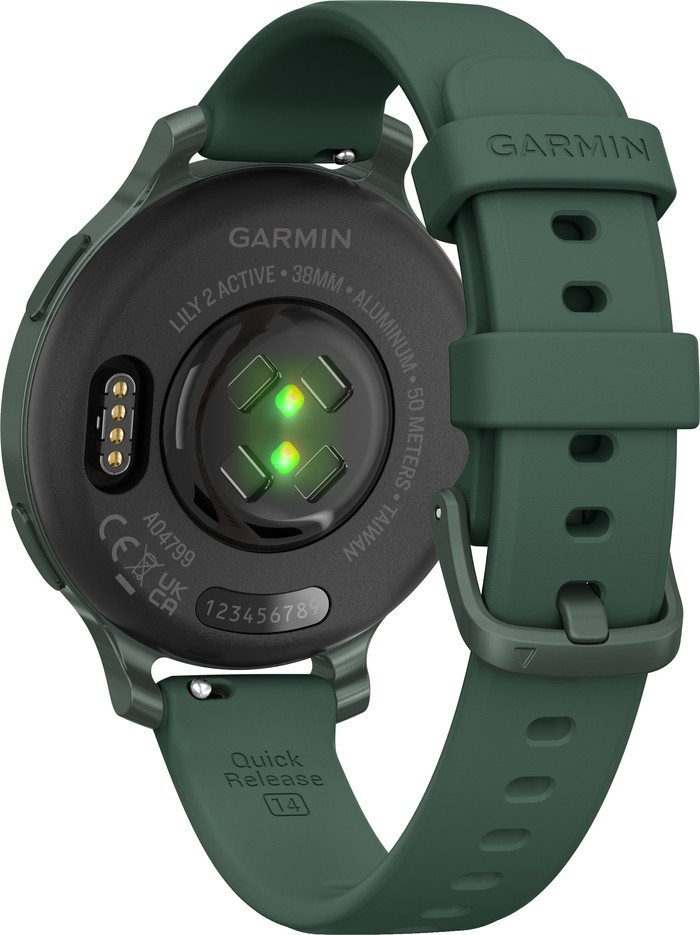 Garmin Lily 2 Active Groen achterkant