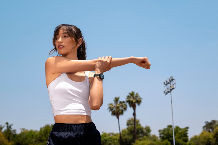 Garmin Lily 2 Active Groen product in gebruik