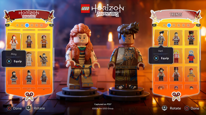 LEGO Horizon Adventures PS5 produit à l'usage