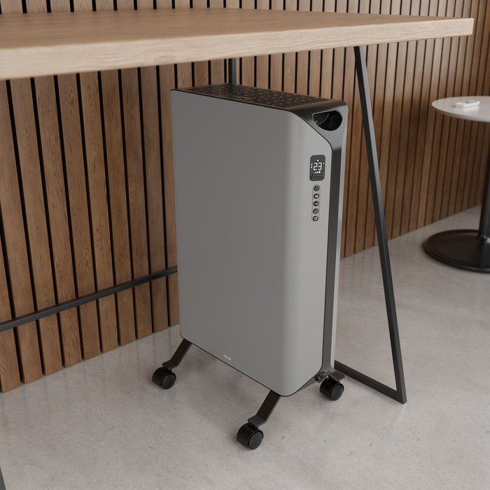 Duux Edge Olie Radiator 2000W Grijs product in gebruik