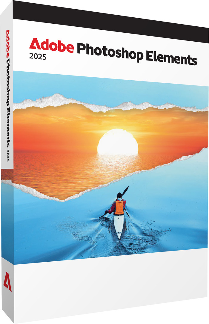 Adobe Photoshop Elements 2025 (Engels) linkerkant