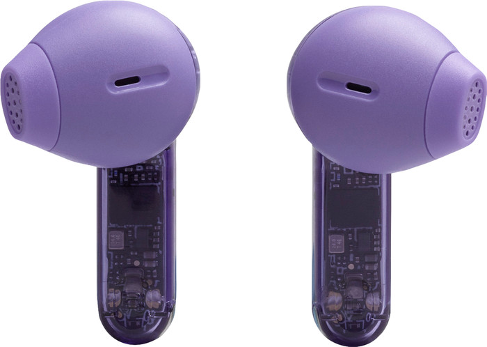JBL Tune Flex 2 Ghost Paars detail