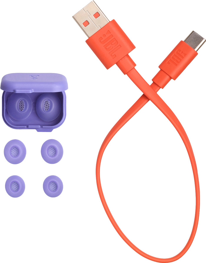 JBL Tune Flex 2 Ghost Paars accessoire