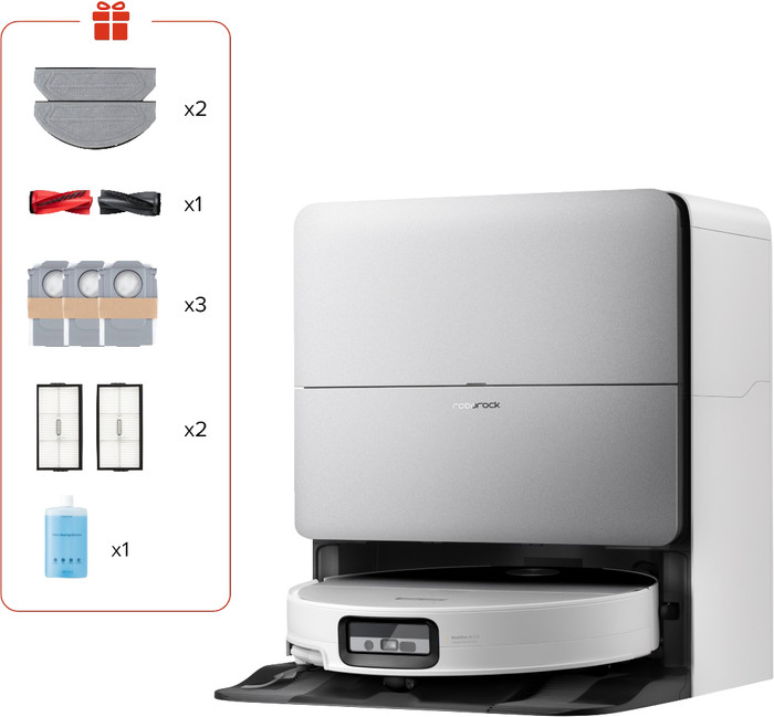 Roborock Saros 20 Sonic Complete White Main Image