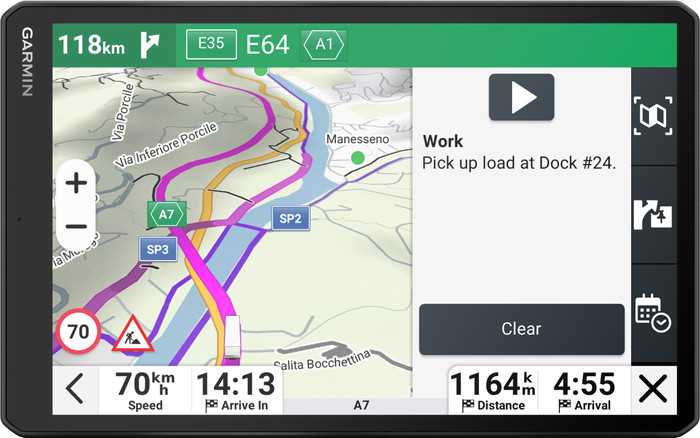 Garmin Dezl LGV1020 Truck Europe + South Africa front