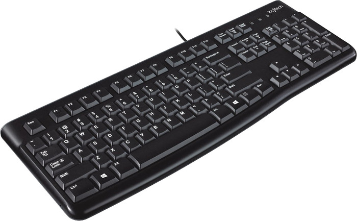 Logitech K120 Wired Keyboard AZERTY left side
