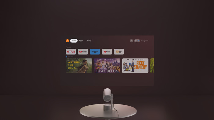 XGIMI Mogo 3 Pro product in gebruik