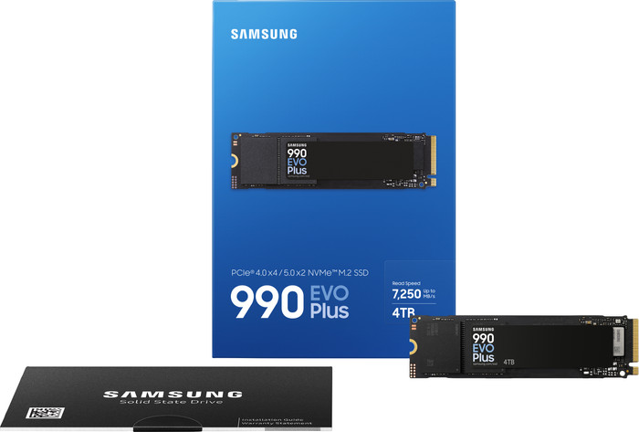 Samsung 990 EVO Plus 4TB NVMe SSD verpakking