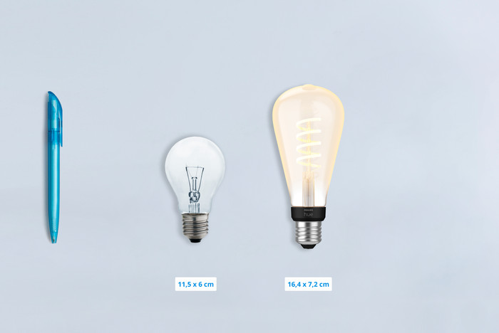Philips Hue Filament White Ambiance Edison XL 3-Pack Startpakket visual Coolblue 1