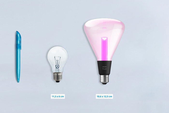 Philips Hue Lightguide Triangle White and Color E27 visual Coolblue 1