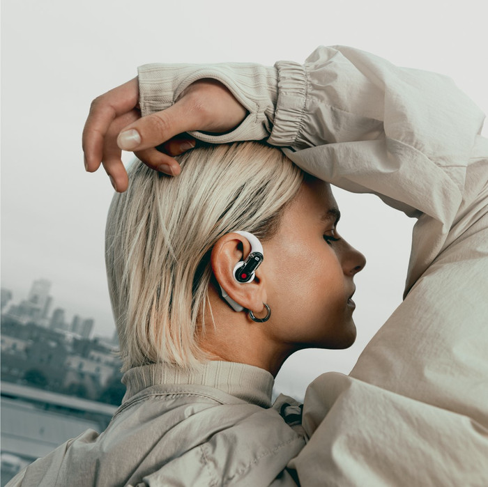 Nothing Ear (open) White product in use