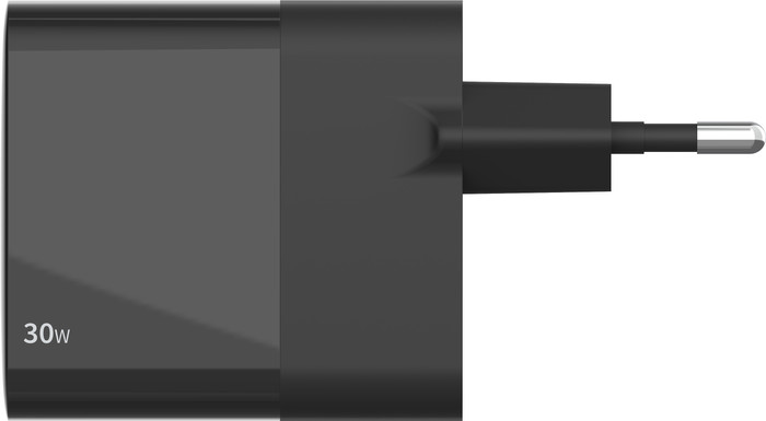 Sitecom 30W GaN Power Delivery Wall Charger with LED Display left side