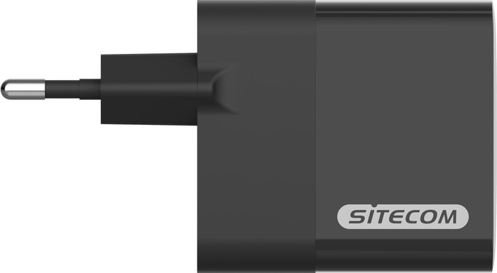 Sitecom 30W GaN Power Delivery Wall Charger with LED Display right side
