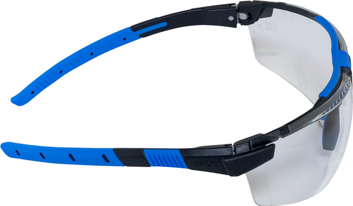 Uvex Safety Glasses i-3 Anthracite/Blue left side