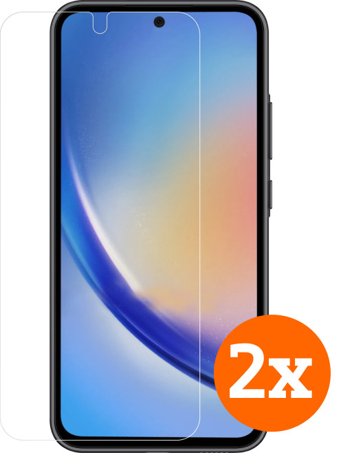 BlueBuilt Samsung Galaxy A55 Protège-écran Verre Lot de 2 Main Image