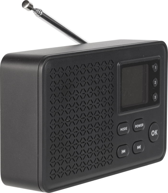 Denver DAB-57 Zwart linkerkant