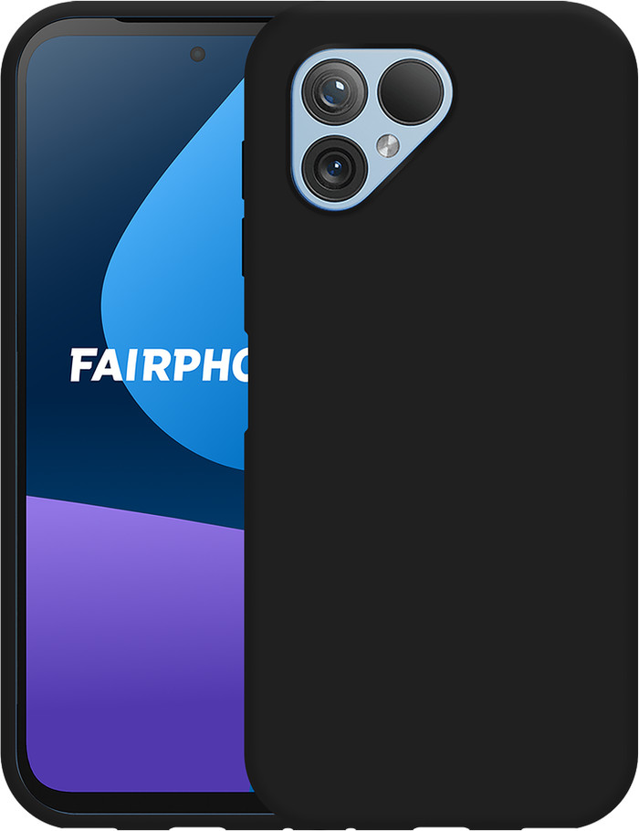 Just in Case Fairphone 5 Soft TPU Case Zwart visual leverancier