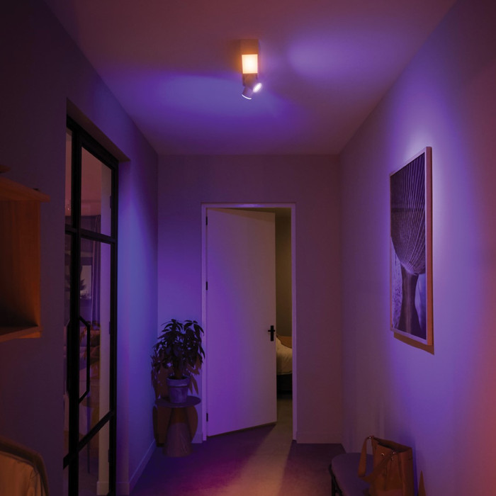 Philips Hue Centris Spot Monté en Surface White and Color - Blanc - Rectangle - 2 spots produit à l&#x27;usage