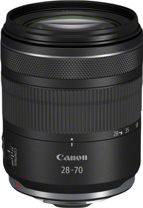 Canon RF 28-70 mm f/2.8 IS STM dessus