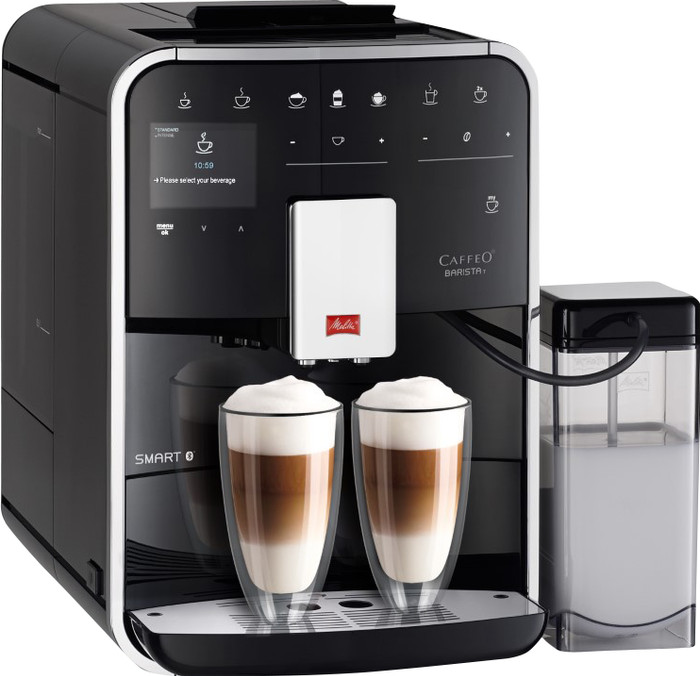 Melitta F830-102 Barista T Smart Noir côté gauche