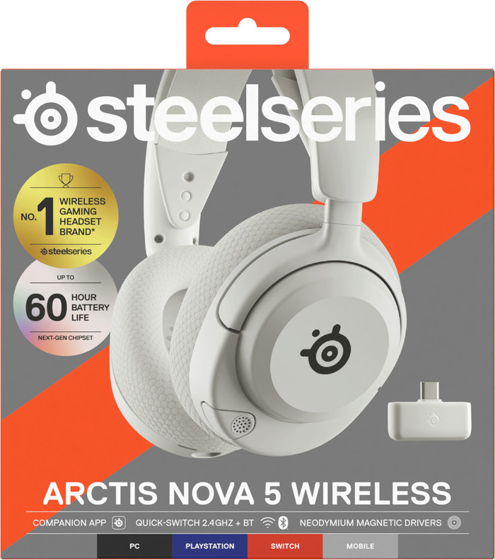 SteelSeries Arctis Nova 5 Wit verpakking