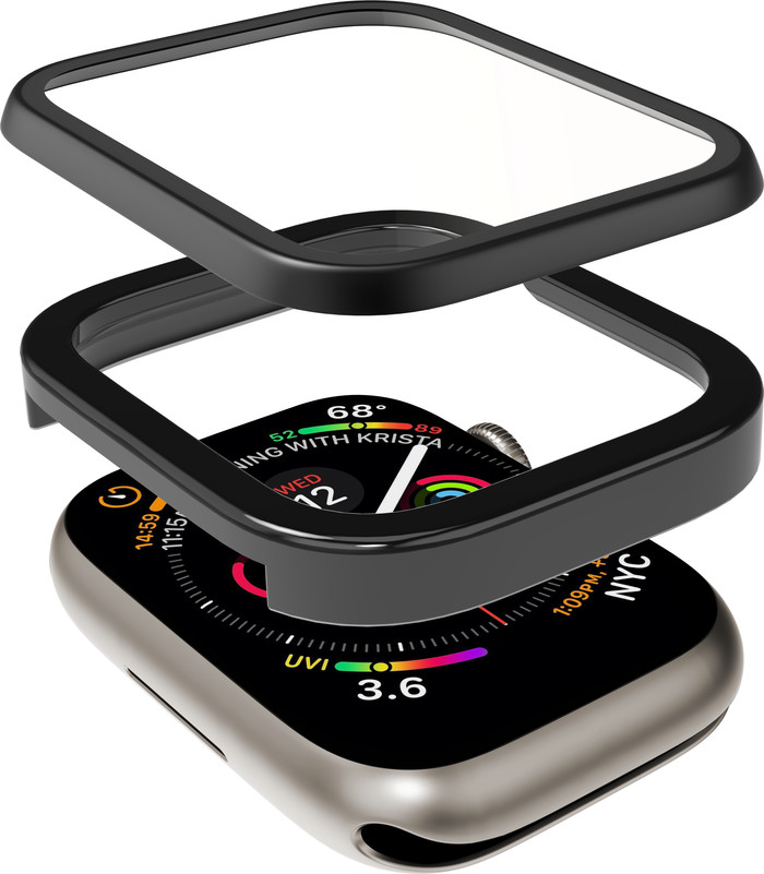 BlueBuilt Apple Watch SE 44mm Screen Protector Glass front