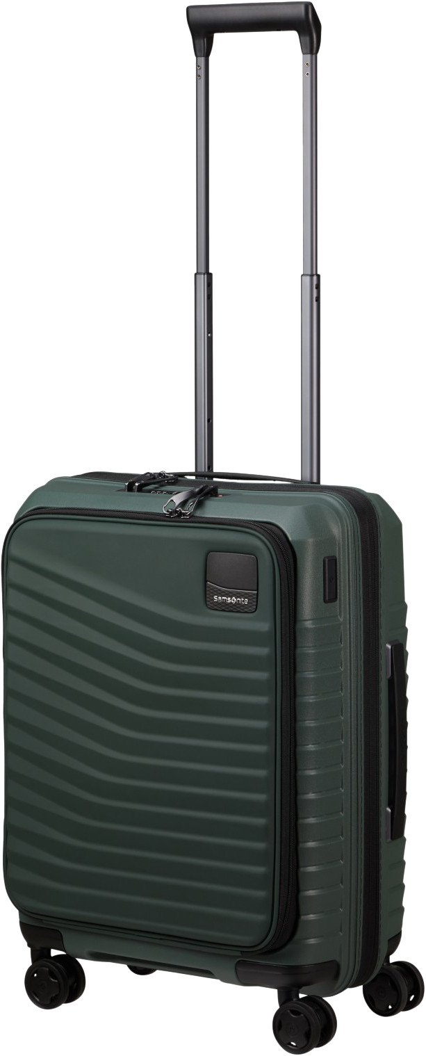 Samsonite Intuo Valise à 4 Roulettes Easy Access Extensible 55 cm Olive Green côté droit