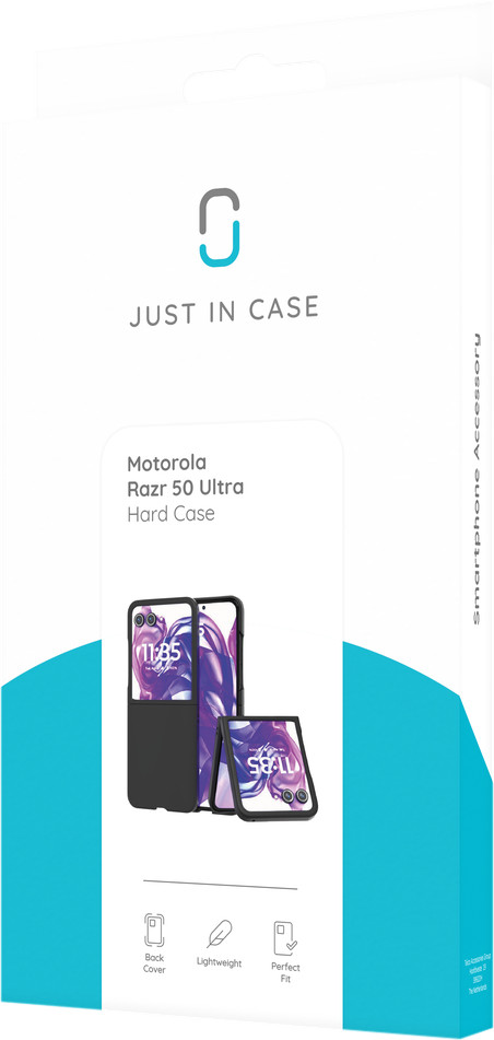 Just in Case Motorola Razr 50 Ultra Hard Case Noir emballage