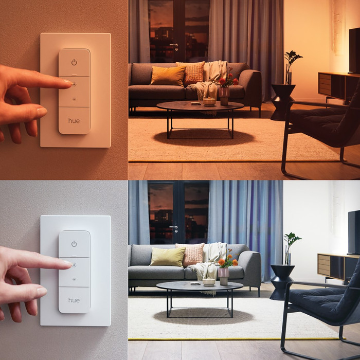 Philips Hue Pillar Spot Monté en Surface White Ambiance - Blanc - 2 spots + Variateur produit à l'usage