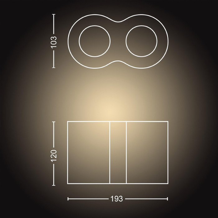 Philips Hue Pillar Spot Monté en Surface White Ambiance - Blanc - 2 spots + Variateur produit à l'usage