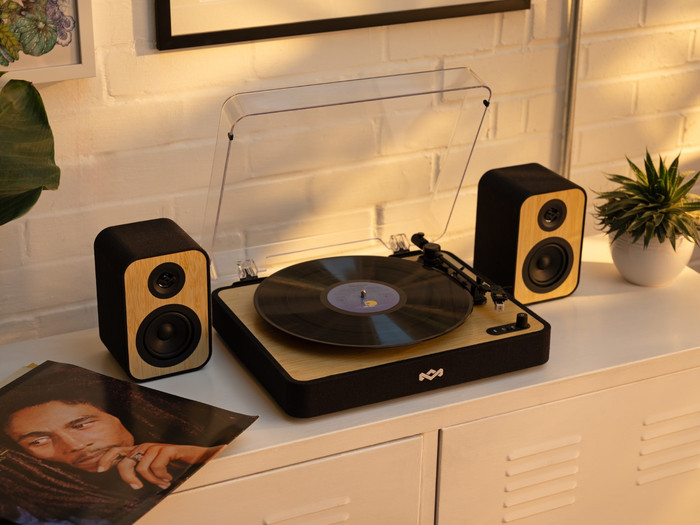 House of Marley Revolution BT with Speakers product in use