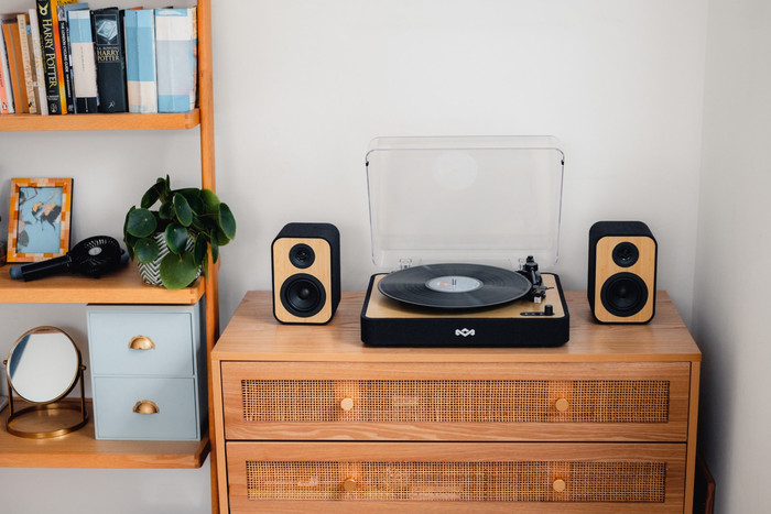 House of Marley Revolution BT with Speakers product in use