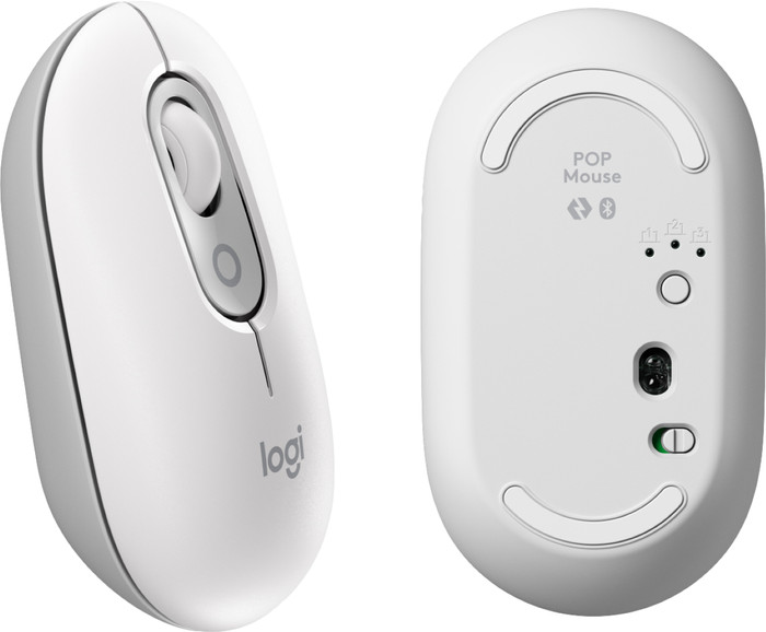 Logitech Pop Icon Combo Keyboard and Mouse Set White AZERTY detail