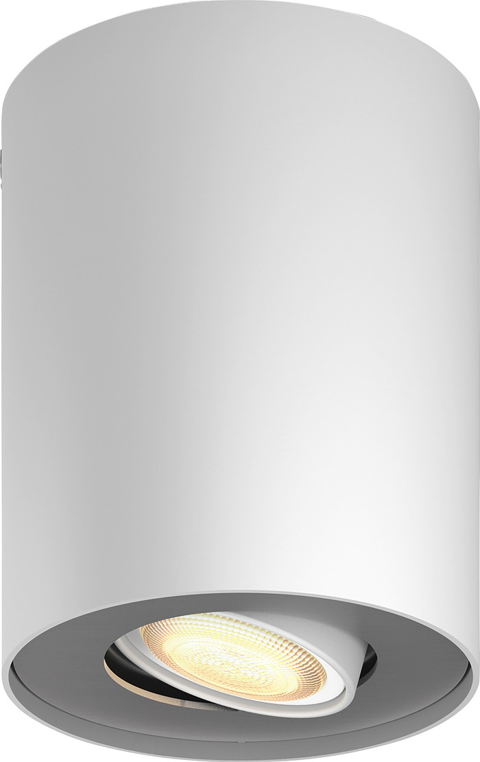 Philips Hue Pillar Mounted Spot Light White Ambiance - White - 1-spot Main Image