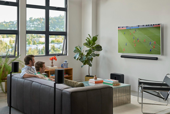 Sonos Arc Ultra Muurbeugel product in gebruik