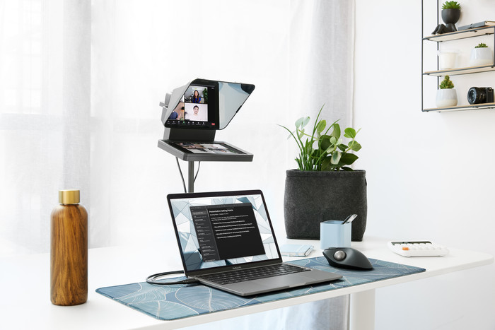 Elgato Prompter product in gebruik