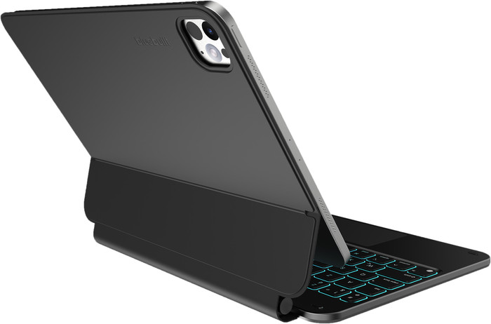 BlueBuilt Apple iPad Pro (2024) 11 inch Toetsenbord Hoes AZERTY Zwart linkerkant