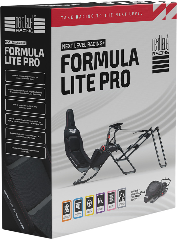 Next Level Racing Formula Lite Pro Cockpit packaging
