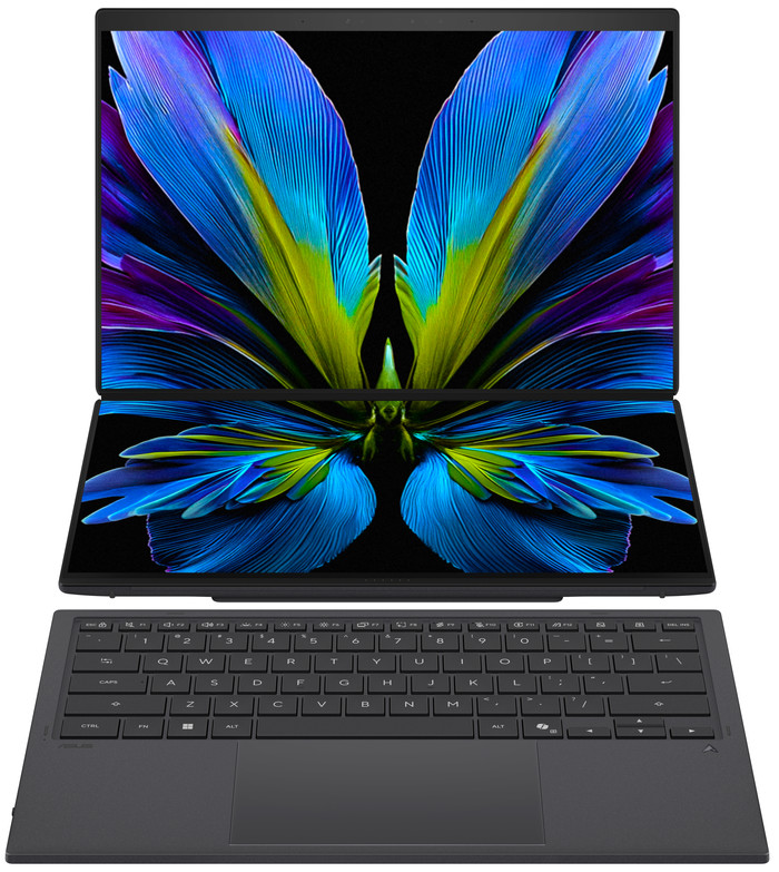 ASUS Zenbook Duo OLED Copilot+ PC UX8407AA-SN108W-BE Azerty voorkant