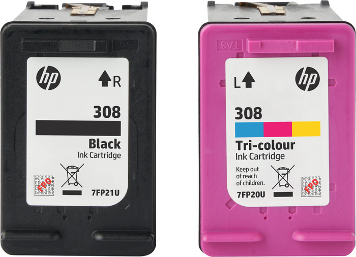 HP 308 Cartridges Combo Pack top