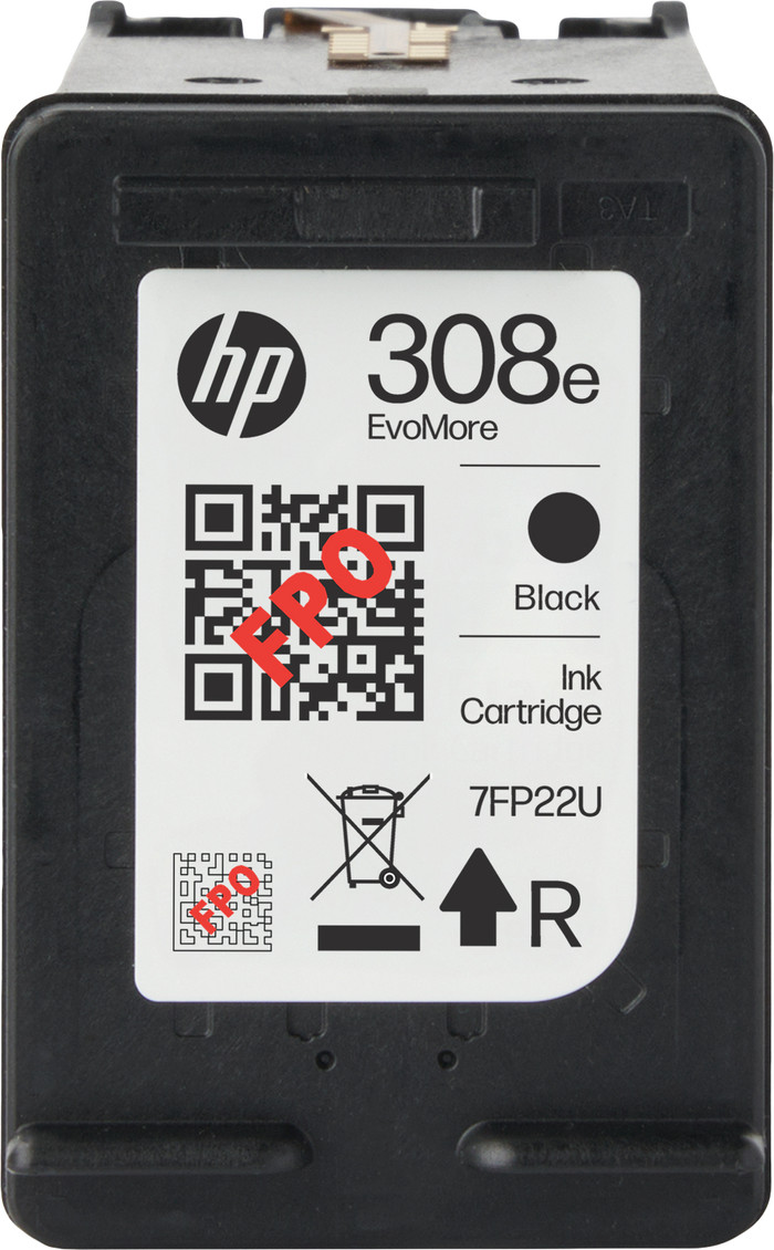 HP 308 XL Cartridge Black top