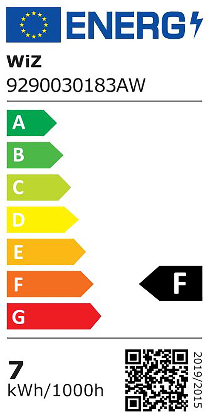 WiZ Globe Filament - Lumière Blanche Chaude à Lumière Blanche Froide - E27 - Or classe énergétique