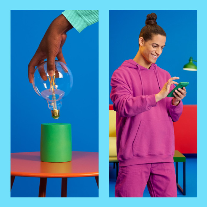 WiZ Globe Filament - Lumière Blanche Chaude à Lumière Blanche Froide - E27 - Or produit à l'usage