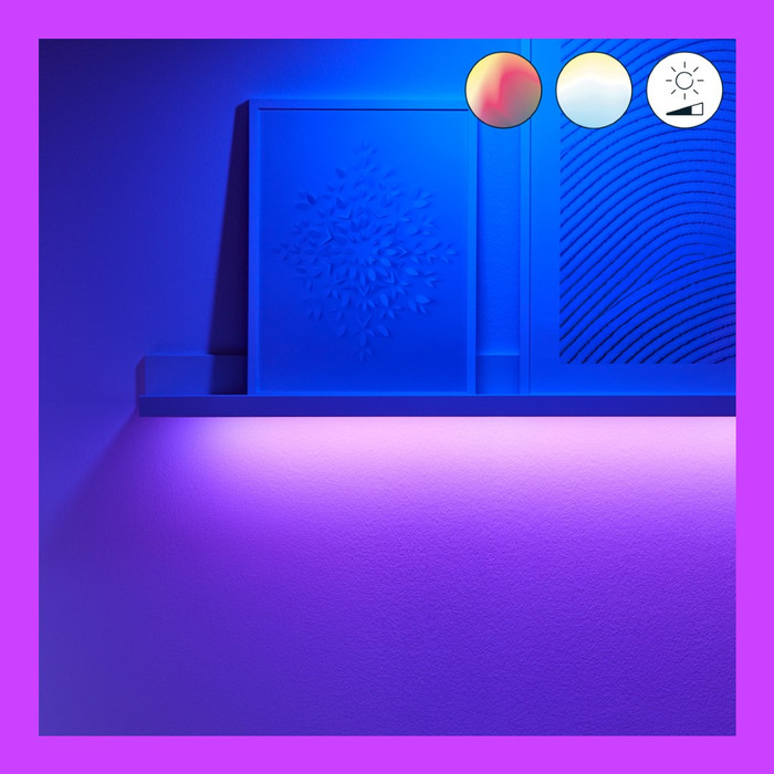 WiZ Ruban Lumineux - Lumière Blanche et Colorée - 4 Mètres produit à l'usage