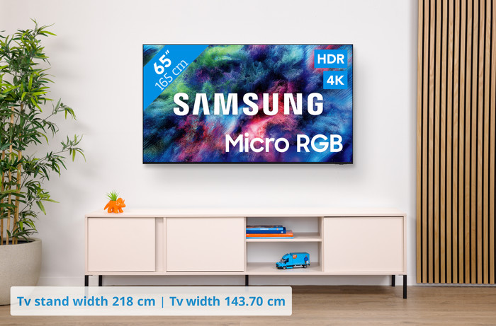 Samsung Micro RGB 65 inches R95H (2026) + Samsung HW-Q600H (2026) visual Coolblue 1