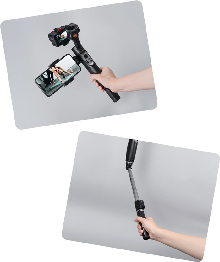 Hohem iSteady Pro 4 product in gebruik